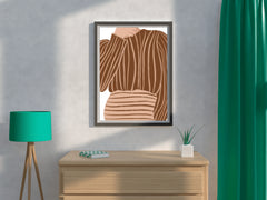 Patterned Women Clothing Wall Art