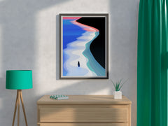 Solitary Figure on the Shore Wall Art