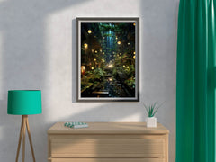 Blue Forest In The City Wall Art - beink online art store