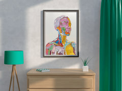 Colorful Anatomy- Oil Paint Women Wall Art