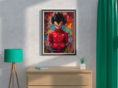 Painting of Vegeta-The Dragon Ball Anime