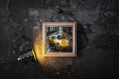 Porsche 911S Carrera Yellow Wall Art