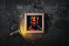 Mike Tyson With Crown Wall Art