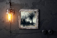 Creative Road Side Visualization Abstract Wall Art