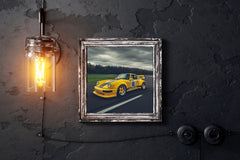 Porsche911 RWB Yellow Wall Art