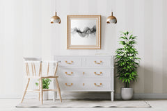 Grayscale Flow - Flowing Lines in Gray Shades Wall Art