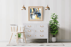 Modern Brush Strokes Abstract Wall Art