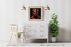 Mike Tyson With Crown Wall Art