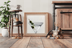 Classic Martini Painting Wall Art