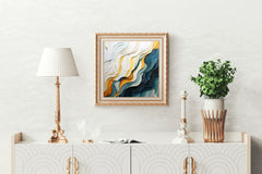 Paper Layers Abstract Wall Art