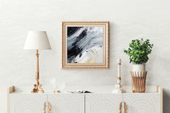 Tides Brush Strokes Abstract Wall Art