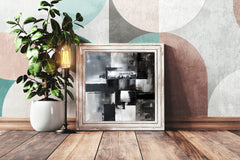 Monochrome Reflections Modren Wall Art