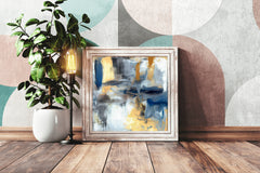 Modern Brush Strokes Abstract Wall Art