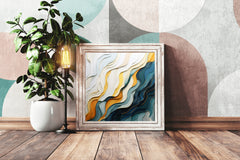 Paper Layers Abstract Wall Art