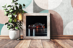 Porsche GTR Metallic Wall Art