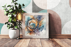 Color Splash Abstract Wall Art